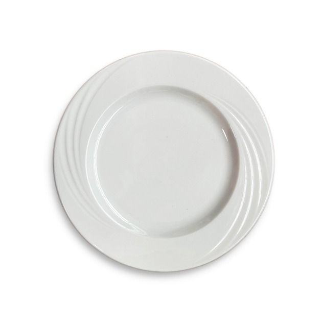 PLATE 20 CM WHITE ( STEEL BODY )