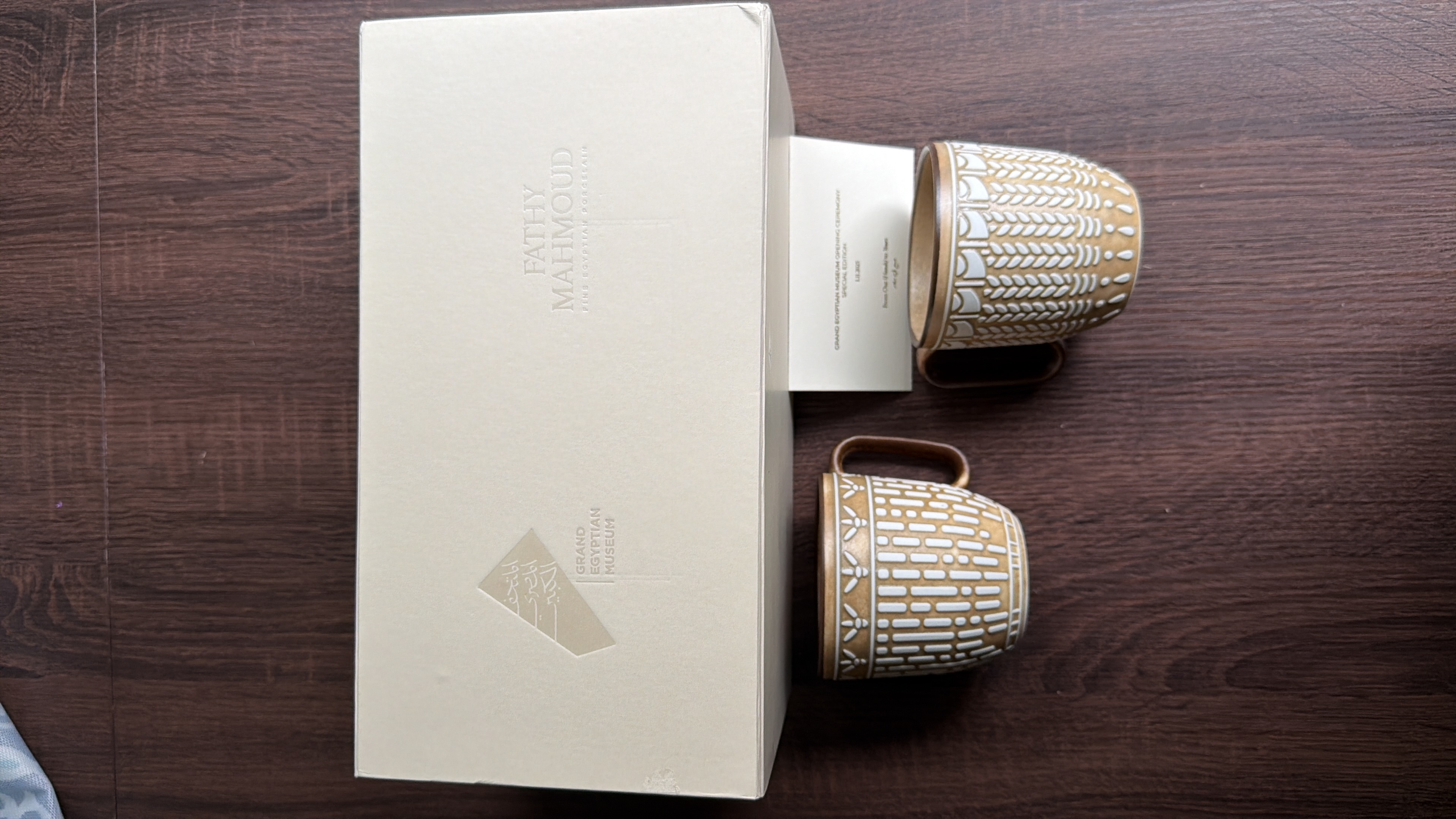 Set of 2 hand made mugs